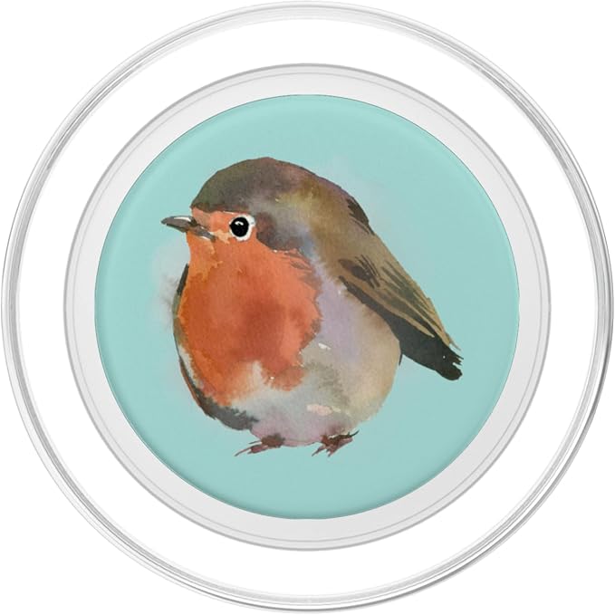 Watercolor Robin | Baby Bird PopSockets Adhesive PopGrip