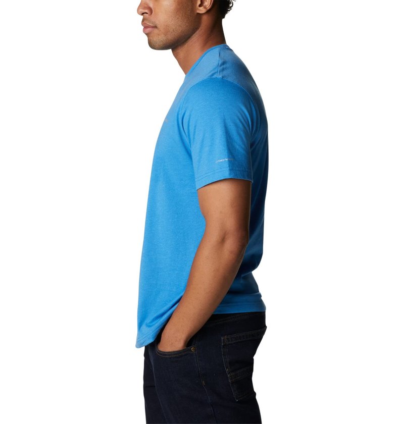 Columbia Men's Thistletown Hills Short Sleeve, Bright Indigo Heather, 1X Big