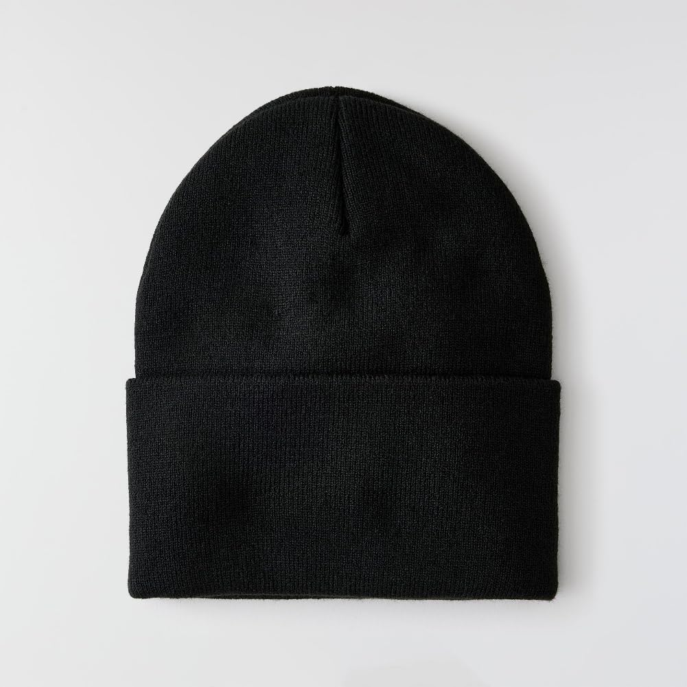 Carhartt Men's Knit Cuffed Beanie, Black, One Size (104597)