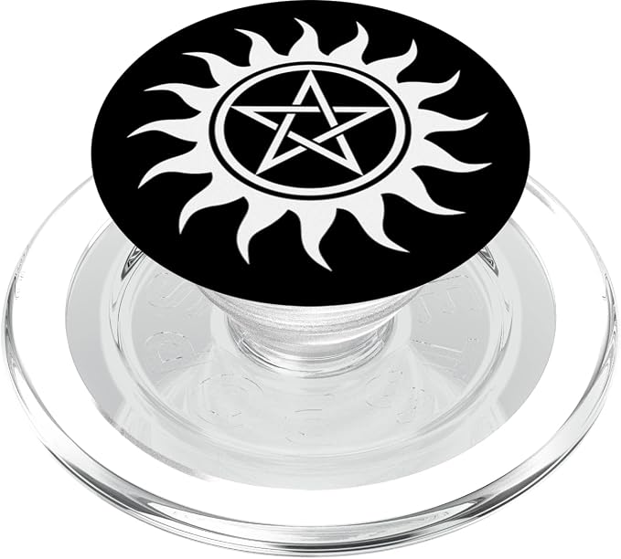 Anti Possession Pentagram Symbol PopSockets Adhesive PopGrip