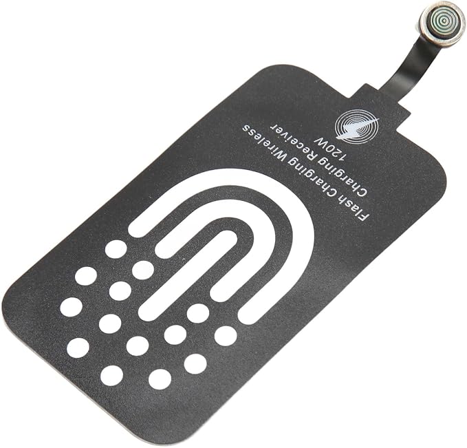 Mingzhe Wireless Charging Receiver Adapter Thin Magnetic Fast Charge for Type C Devices PVC 120W 1 X Receiver 1 X Cable
