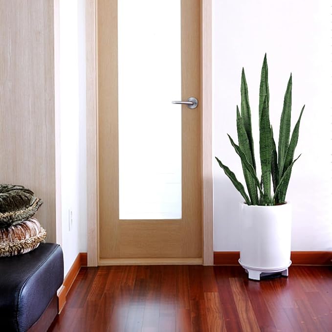 Melorca&Guilla Artificial Snake Plants 6PCS 30“ Tall Fake Snake Plant,Fake Agave Faux Snake Plants Sansevieria Artificial Greenery for Garden Shop Office Home Décor