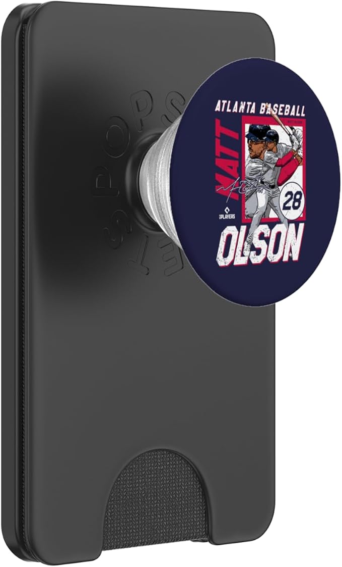 Matt Olson | Atlanta MLB Baseball Players| MLBMOL204M PopSockets PopGrip for MagSafe