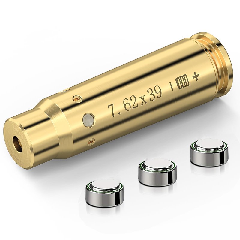 MidTen 7.62x39mm Bore Sight Red Dot Boresighters with Three Batteries