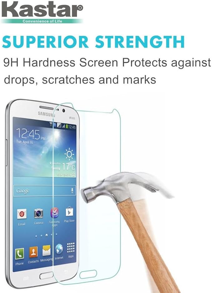 Kastar Note 2 Screen Protector (10-PACK) Premium Tempered Crystal Clear Glass Screen Protector for Samsung Galaxy Note 2 Note II N7100 AT&ampT T-Mobile Sprint Verizon AT&ampT T-Mobile Sprint