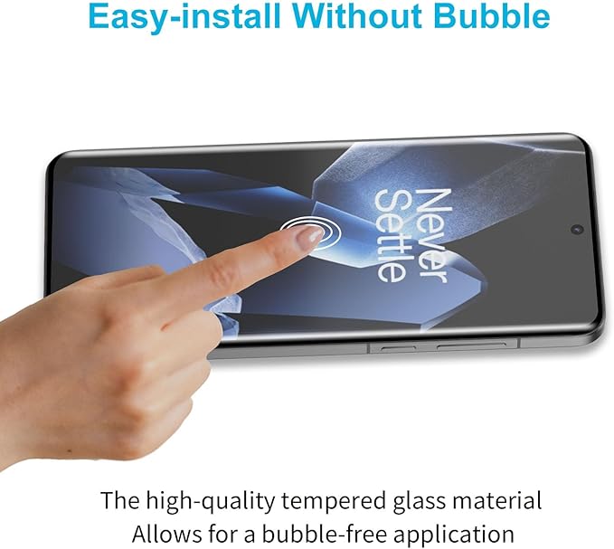 Didisky Screen Protector for Oneplus 9 Pro 3 Pack Tempered Glass Film with 2 Pack Camera Lens Protector Easy to UseScratch-Resistant9H Hardness3D Curved Full Coverage