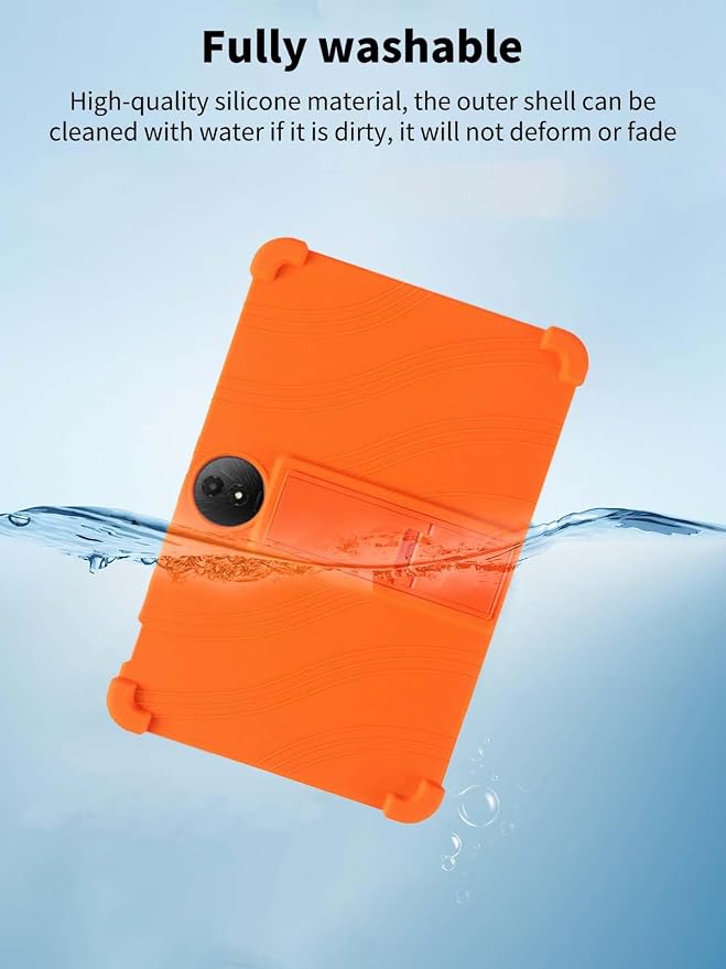 Case for TCL NXTPAPER 11 Plus Tablet 11.5inchNOUKAJU Tablet Protection CaseAdjustable BracketSoft SiliconeSilicone Protection Cover for TCL NXTPAPER 11 Plus(Blue)
