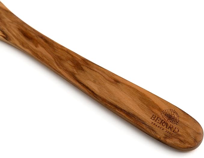 Berard Olive Wood 12 Inch Curved Spatula