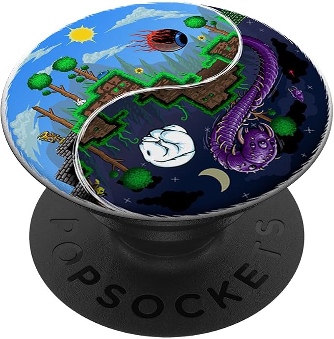 Terraria Night and Day PopSockets Adhesive PopGrip
