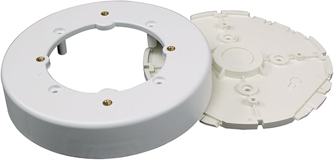 Legrand - Wiremold Circular Box, On-Wall Circular Box to Use as Wiremold Electric Box, White Wiremold Circular Outlet, Wiremold Round Box, 1 Pack, NMW4