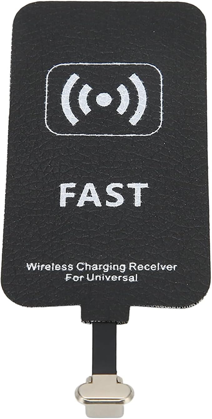 10W Fast Wireless Charging Receiver 5V/2A Type C Wireless Charging Receiver - Charger Receiver Chip for Mobile Phones with USB-C