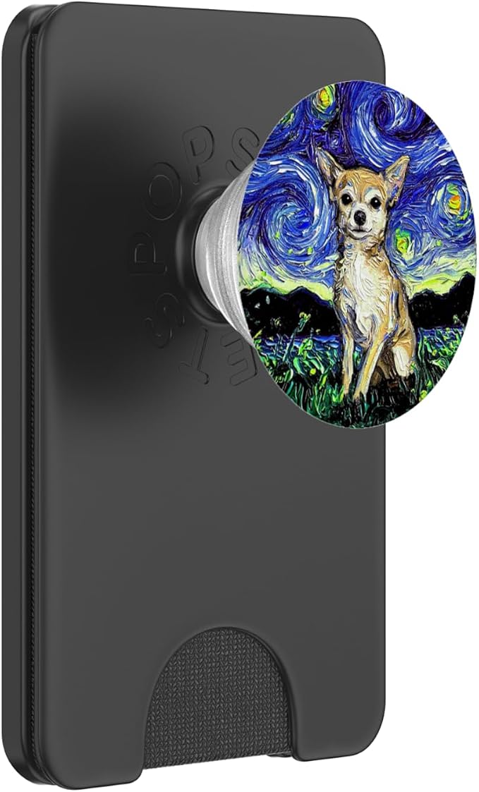 Cute Chihuahua Art Design Best Trendy Gift For Dog Lovers PopSockets Adhesive PopGrip