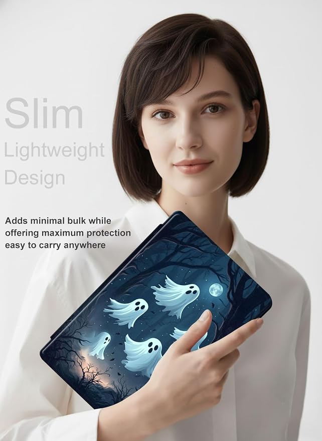 for iPad 11th Generation (A16 2025) 11 / iPad 10th Gen 10.9 2022 Case 360° Rotating PU Leather Stand Cover with Auto Sleep/Wake Shockproof TPU Backl Raccoon Perched