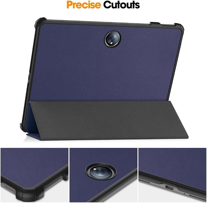 Kepuch Custer Case Compatible for Oppo Pad 3 Pro/Oneplus Pad 2/ Oneplus Pad ProUltra-Thin PU-Leather Hard Shell Cover - Black