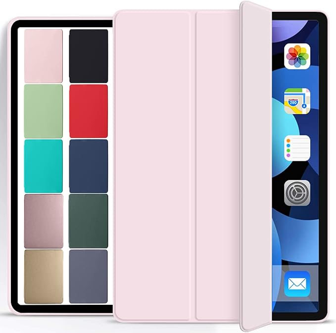 DuraSafe Cases for iPad 9.7 5th 6th Gen Air 1st 2nd Generation [iPad 5 6 Air 1 2] A1893 A1822 A1566 MH2V2LL/A Shock Proof Magnetic Dual Angle Stand with Honeycomb Pattern Printed Cover - Bunny Hat