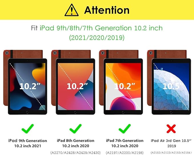 Case for iPad 9th/8th/7th Generation iPad 10.2 Case (2021/2020/2019) Slim Folding Stand Cover with Auto Wake/Sleep for iPad 10.2 inch Abstract Fantasy Colorful Butterfly