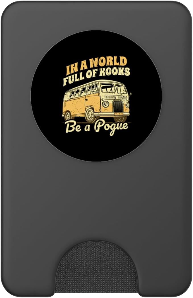 In A World Full Of Kooks Be A Pogue Retro Vintage Funny PopSockets PopGrip for MagSafe