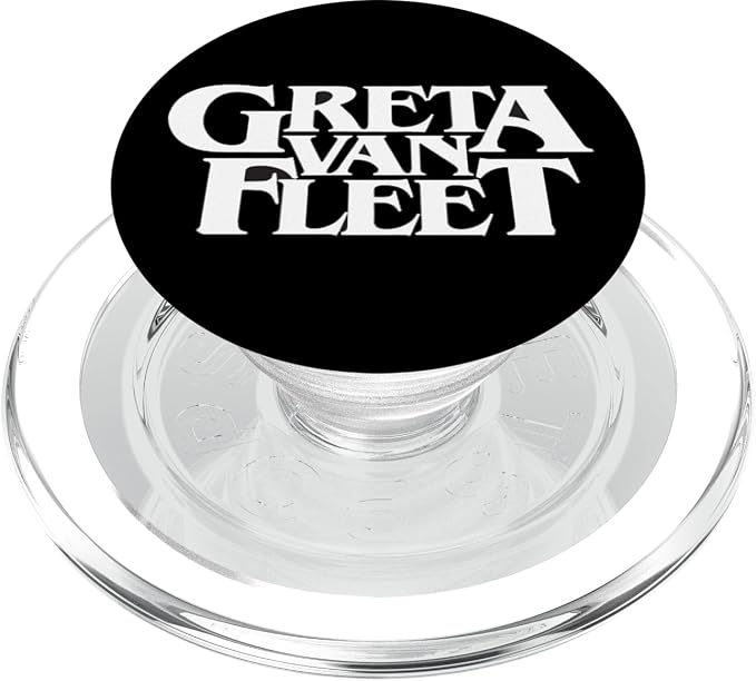 Official Greta Van Fleet Band Logo Black PopSockets Standard PopGrip