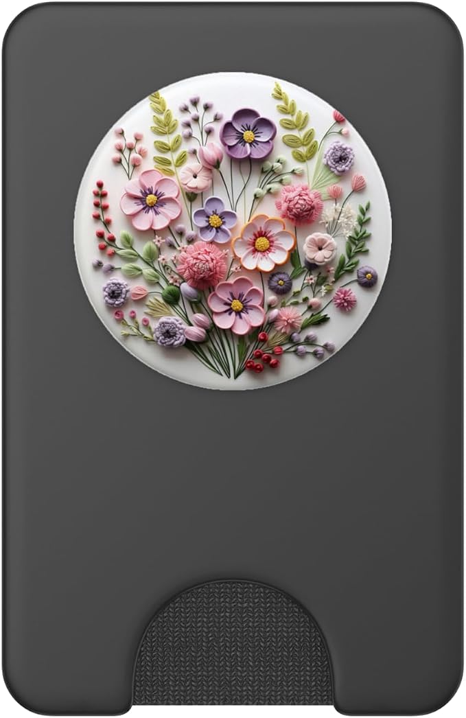 Mixed Flower Bouquet Floral Pattern PopSockets Adhesive PopGrip