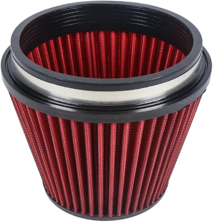 KYOSTAR Universal 6" High-Flow Air Filter, Reusable Cone Cold Air Intake