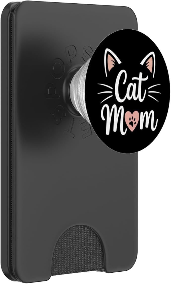 Cat Mom I Love Cat Cat Mom Great Classic Idea For Mom PopSockets PopGrip for MagSafe