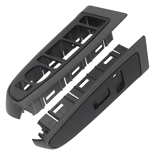 Window Switch Bezel Cover Compatible with Chevy Chevrolet Avalanche Silverado Suburban Tahoe, GMC Sierra Yukon, Cadillac Escalade 2004-2007 Replaces 89045128 89045120 Window Switch Trim Accessories