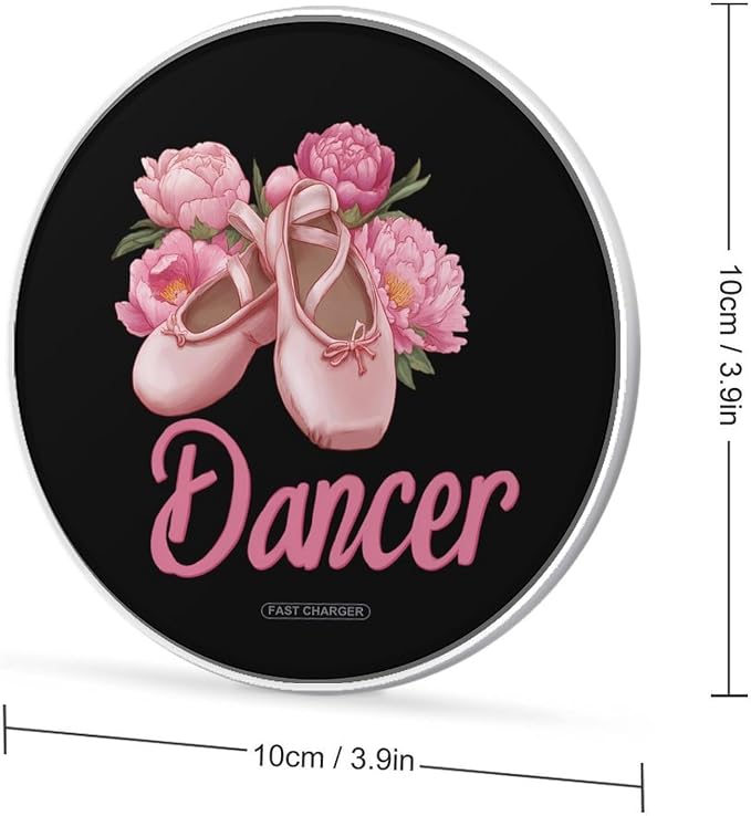 Dancer Ballet Shoes Wireless Charger Portable Charging Pad | LightweightAll Smartphone