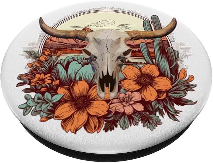 Western Boho Aztec Pattern Vintage Style Tribal Pattern PopSockets Adhesive PopGrip