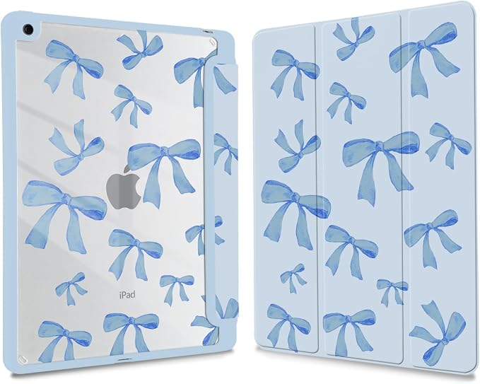 Joyland Leopard Print for iPad 10th Generation Case 10.9 inch 2022/iPad (A16) 11th Gen 11 2025Built-in Pencil Holder with Shockproof Cover Clear Transparent Back Shell Auto Wake/SleepBlack