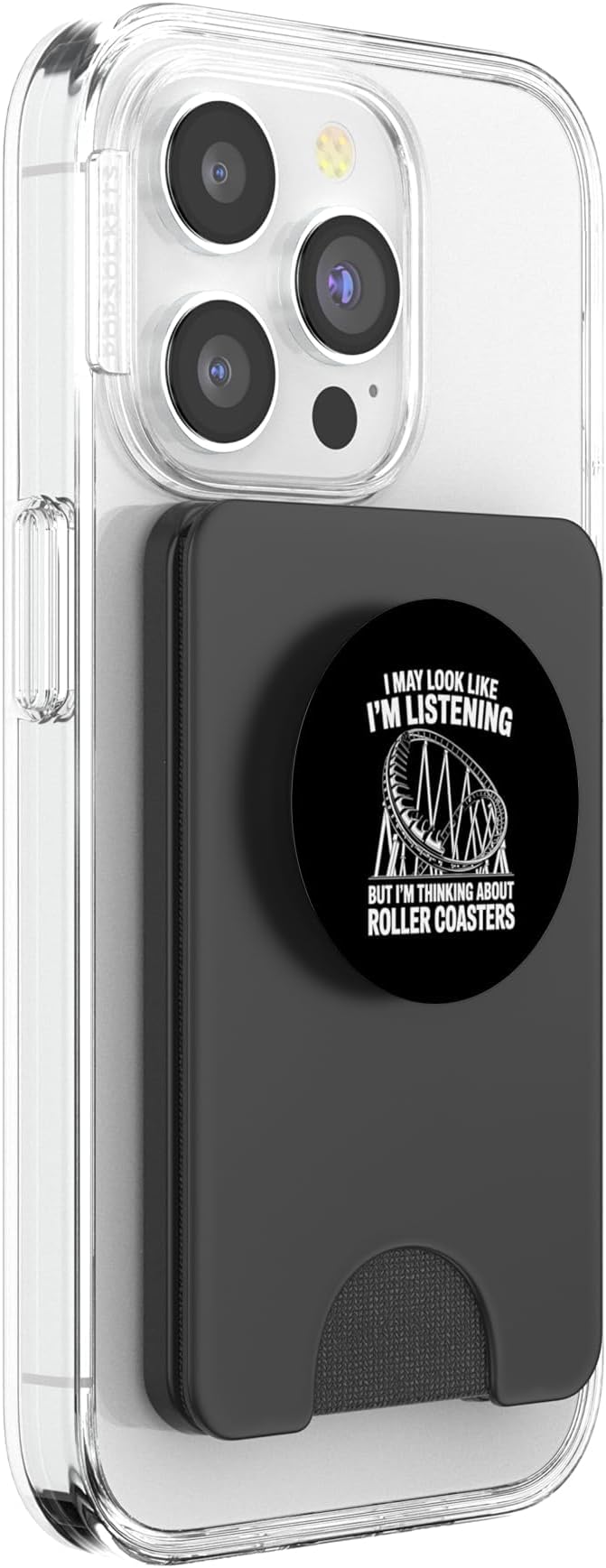 Funny Roller Coaster Art for Men Women Roller Coaster Lover PopSockets PopGrip for MagSafe