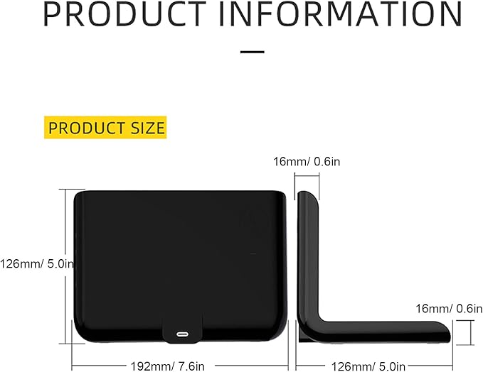 Wireless Charging Station MultiFunctional Charger Stand with Alarm Clock Calendar Phone Wireless Automatic Matching Charger for Bedrooms (Black)