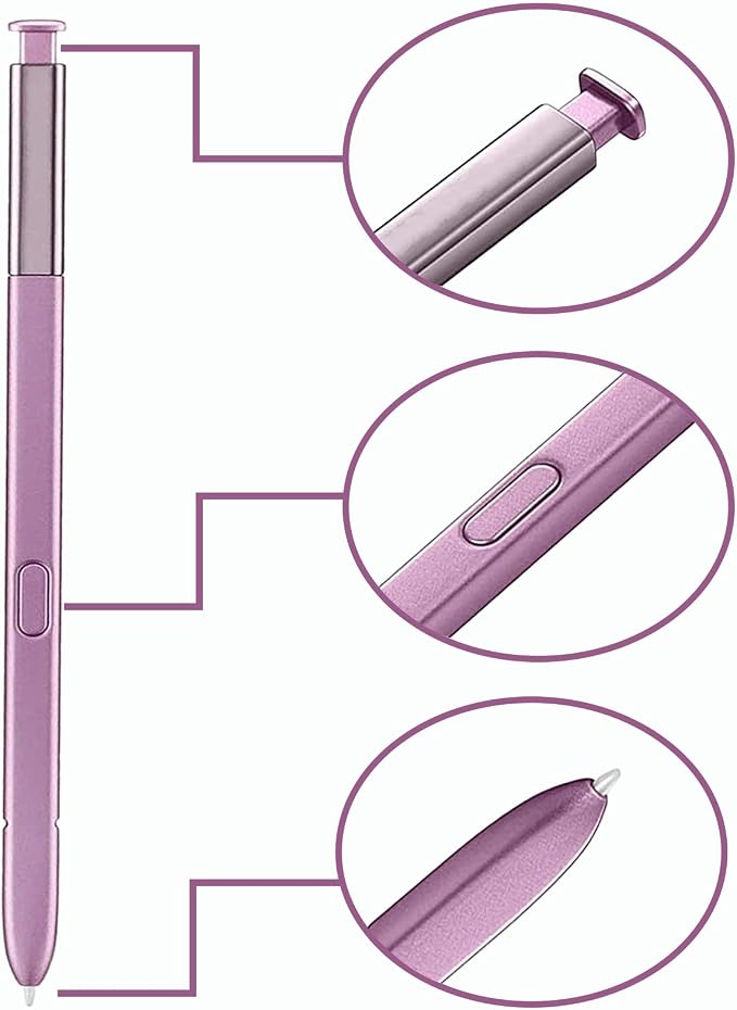 2 Pack Note 9 Pen Replacement for Samsung Galaxy Note 9 PenBluetoothBlack | for Galaxy Note 9 Pen ReplacementCompatible with Samsung Galaxy Note 9 SM-N960 Touch Stylus Pen4096 Pressure Sensitivity