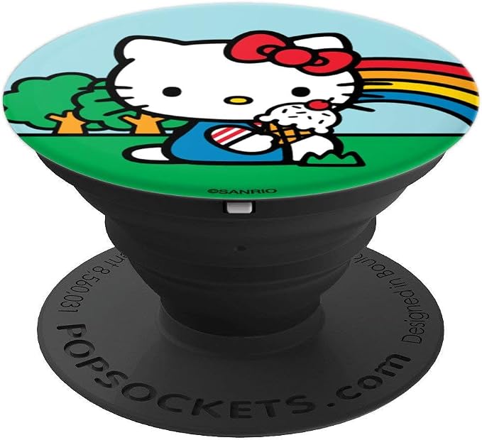 Hello Kitty Ice Cream Summer Rainbow PopSockets Adhesive PopGrip
