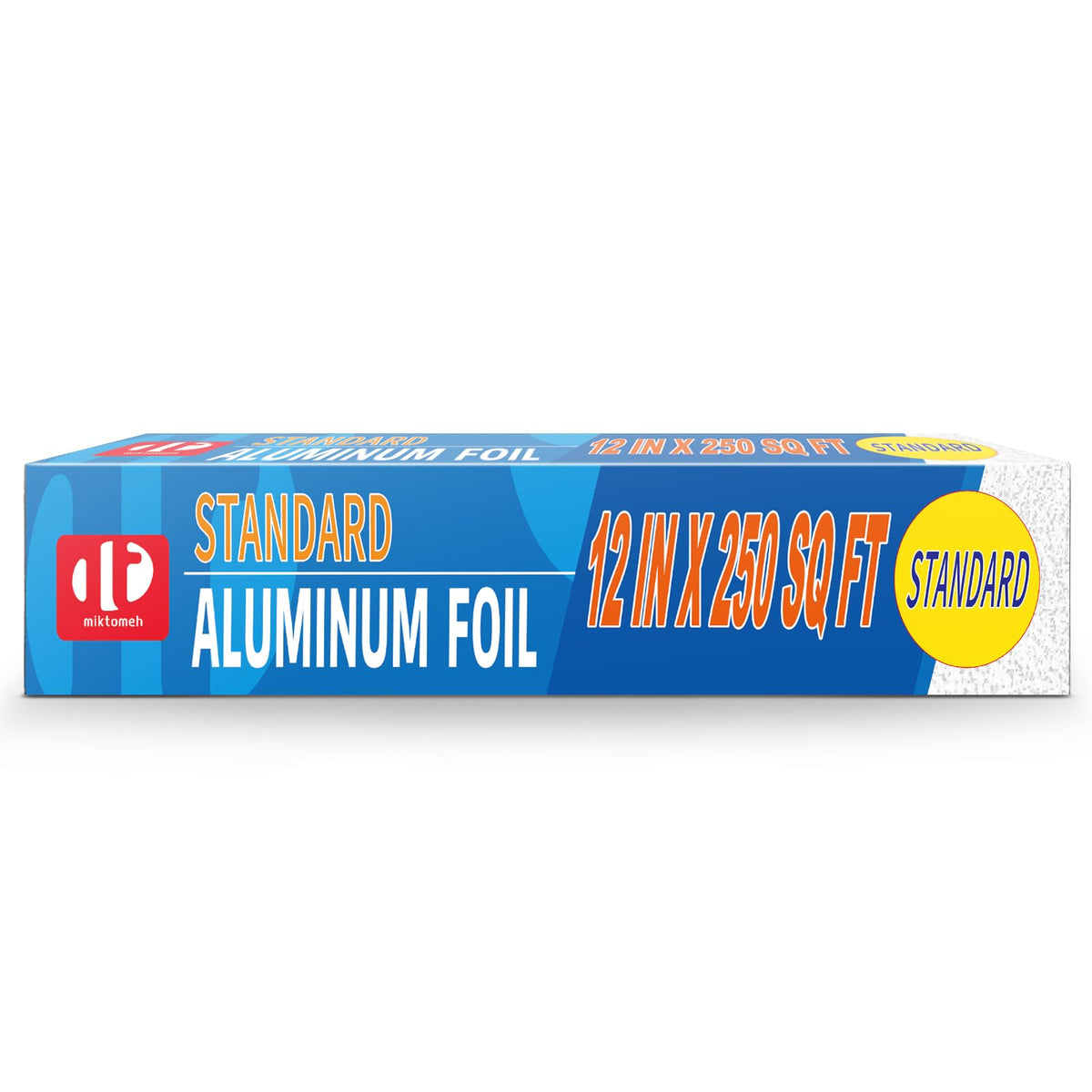 Miktomeh Standard Aluminum Foil 12" x 500 Sq Ft
