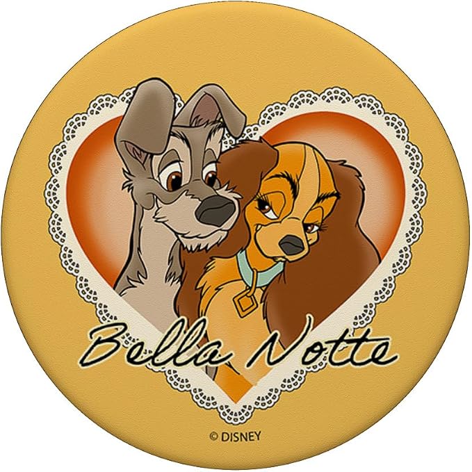 Disney Lady and the Tramp Vintage Valentine PopSockets Standard PopGrip