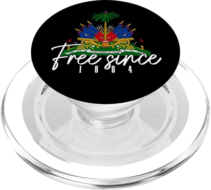 Haiti Haitian Flag Caribbean Souvenir PopSockets PopGrip for MagSafe