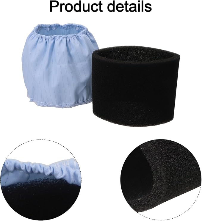 Pre-Filter Set with Fine and Coarse Filters Compatible with DVC750L Vacuum