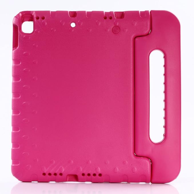 Kids Case for iPad Pro 11 M5/M4 &amp iPad Air 11 (2026/2025/2024) Shockproof Case with Pencil Holder Techcircle Light EVA Foam Handle Stand Bumper Protective Child Friendly Drop Proof Cover Black