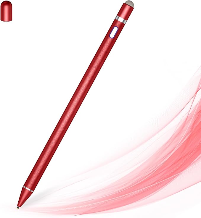 Active Stylus Pen for Touch ScreensDual Pen Tips for iOS &amp Android Drawing &amp WritingHigh Precise Digital Pencil for Apple iPhone 16/15/14/13/12/11/X/8iPad Air/Pro/MiniPhone/Tablet/Sam-sung