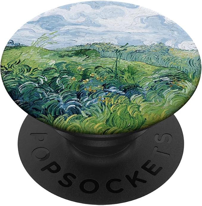 Van Gogh Green Wheat Fields Modern Art Painting Phone Cover PopSockets Adhesive PopGrip