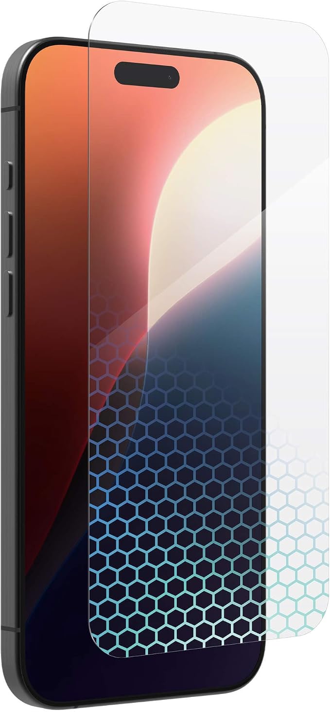 ZAGG - 5 Pack - InvisibleShield Glass XTR4 iPhone 16 / 15 Screen Protector - Blue-Light Filtration 11X Stronger Scratch &amp Smudge-Resistant Surface Anti-Reflective Technology (Ships in bulk pack