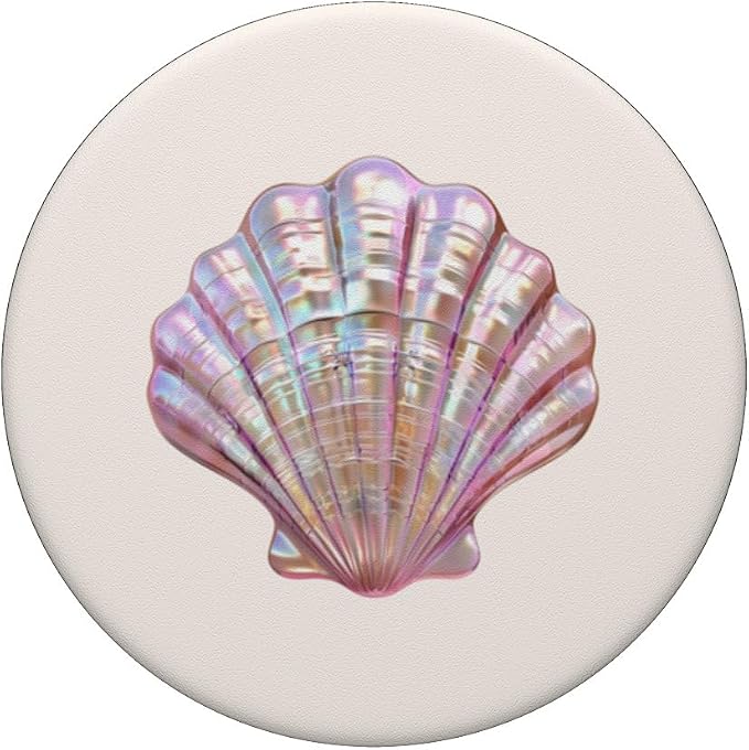 Mermaid Core Aesthetic Pastel Preppy Sea Shells Oceanic PopSockets PopGrip for MagSafe