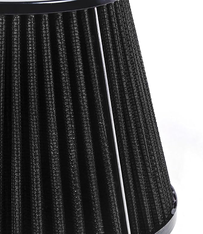 Universal 6" 152mm igh-Flow Air Filter, Reusable Cone Cold Air Intake, High