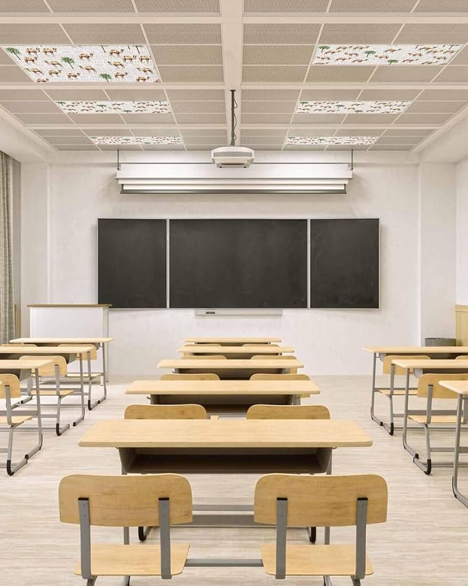 Fluorescent Light Covers for Ceiling Lights Desert Camel Magnetic Light Filters
