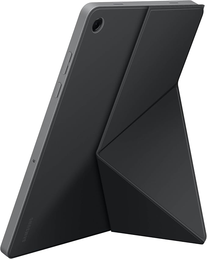 Samsung Galaxy Tab A11+ Book Cover Case Tablet Protector Foldable Stand with Landscape and Portrait Modes Protective Against Bumps and Scratches Auto Screen On/Off US Version Black