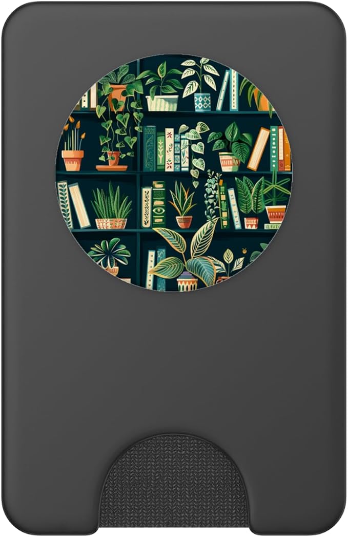 Book Shelves Reading Plants Library Book Lover PopSockets PopGrip for MagSafe