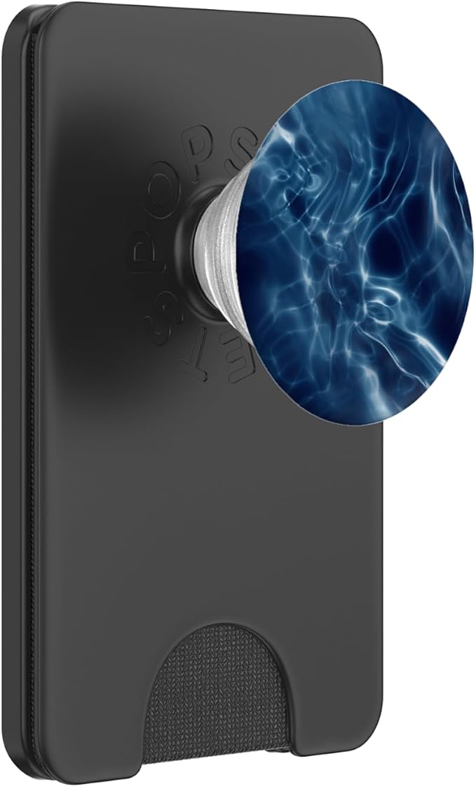 Cell Phone Button Pop Out Holder for Hand Watercolor Blue PopSockets PopGrip: Swappable Grip for Phones &amp Tablets