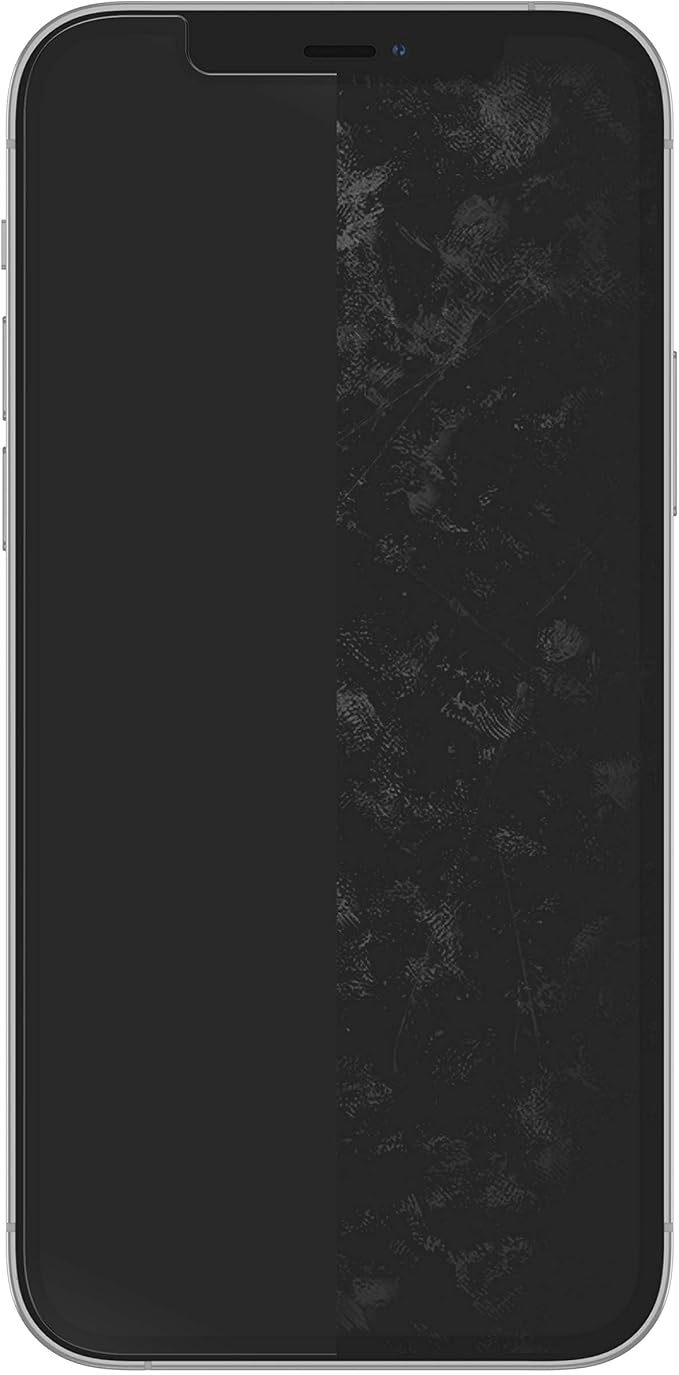 OtterBox Alpha Glass Screen Protector for iPhone 12 &amp iPhone 12 Pro | Flawless Touch Response Fingerprint &amp Scratch Resistant Screen Protector for iPhone Vibrant Clarity