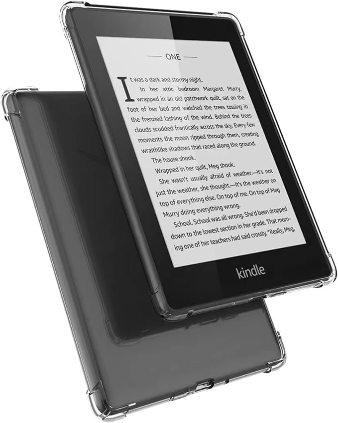 Clear Case for All-New Amazon Kindle Fire Max 11 Tablet (13th Generation 2023 Release) 11 Slim Lightweight Shell Transparent Soft TPU Back Shockproof Crystal Reinforced Corner Cover Clear