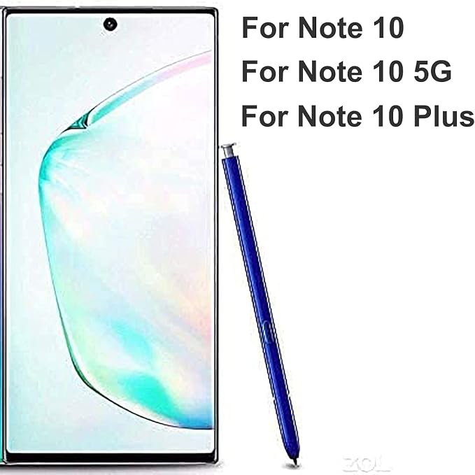 2 Pack Black Galaxy Note 10 Plus Pen for Samsung Galaxy Note 10 5G Touch Screen Stylus Pen Replacement Parts for Samsung Note 10 Note 10 Plus Note 10 Ultra S Pen No Bluetooth Function